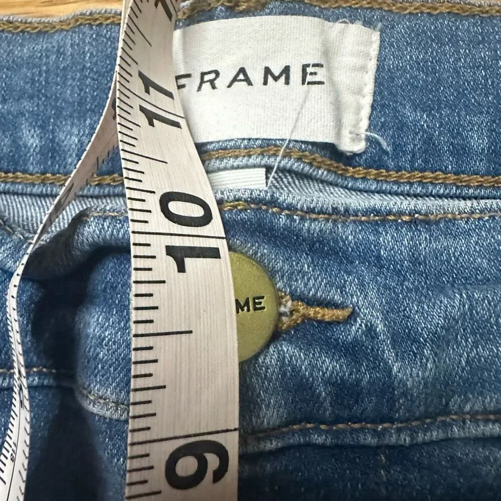 Frame le high skinny 28 distressed